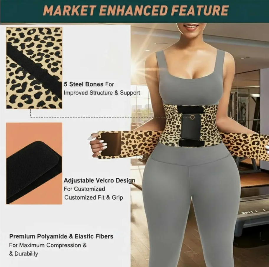 WaistSculptPro Weight Loss, Tummy Control, Body Shaper with Triple Wrap Corset