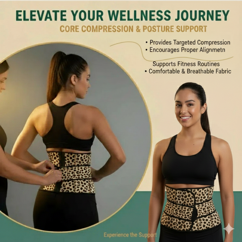 WaistSculptPro Waist Trainer & Tummy Control Body Shaper with Triple Wrap Corset WaistSculptPro